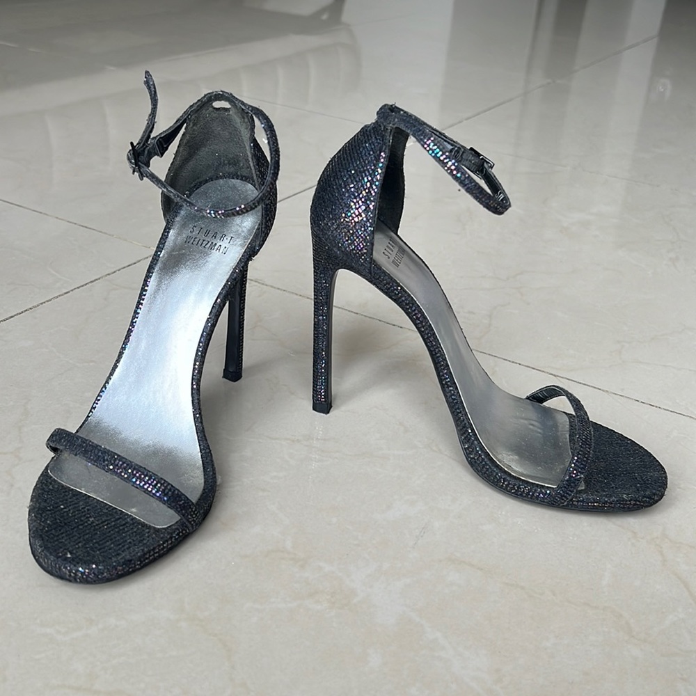 Stuart Weitzman Sparkle High Heel Sandal
